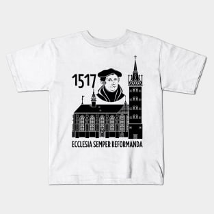 95 theses of the reformation of the church. Wittenberg 1517. Kids T-Shirt